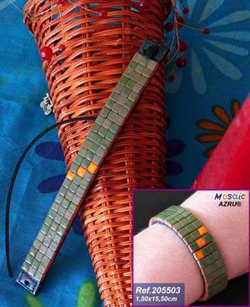 Armband 1,5x15,5cm Grn