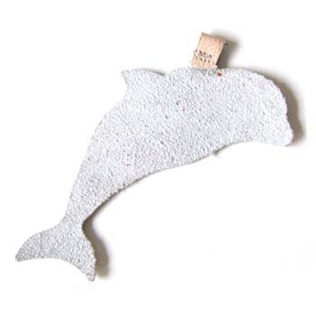Pendentive dolphin jewelry white
