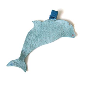 Pendentive dolphin jewelry blue