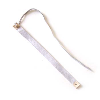 Leather straps White  1x12,5cm