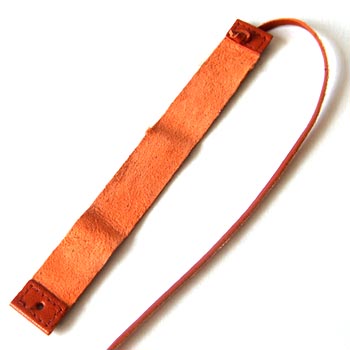 leather straps Brown 1,5x12,5cm