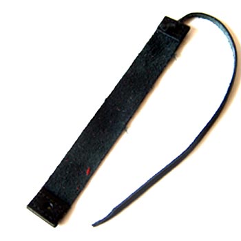 Leather strapsBlack 1,5x12,5cm