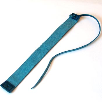 Leather straps Bleu 1,5x15,5cm