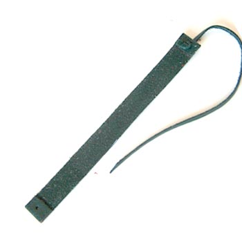 Leather strapsGreen 1,5x15,5cm