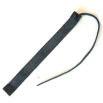 Leather straps Black 1,5x15,5cm