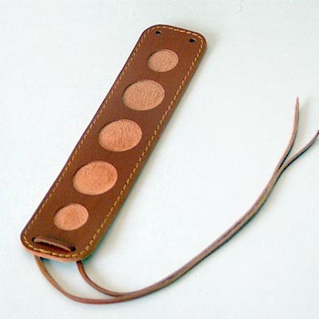 Leather strap Hawaii 3,5x15cm brown