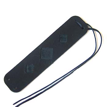 Leather strap Fs 13.5x3 cm Black