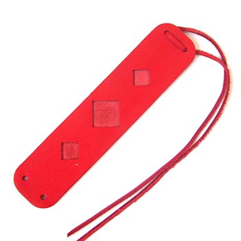 Leather strap Fs 13.5x3 cm Red