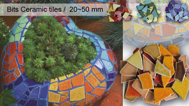 WO01 Naranja 10x10x3mm ALEA Mosaic Mosaico-Minis 250 piecas 